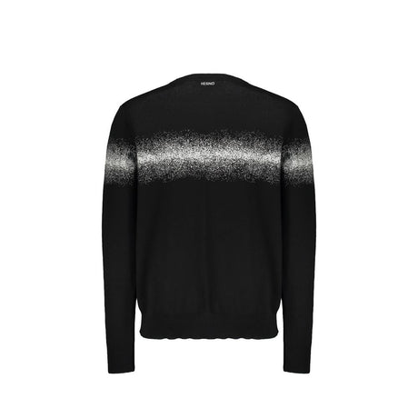Herno Black Cotton Sweatshirt