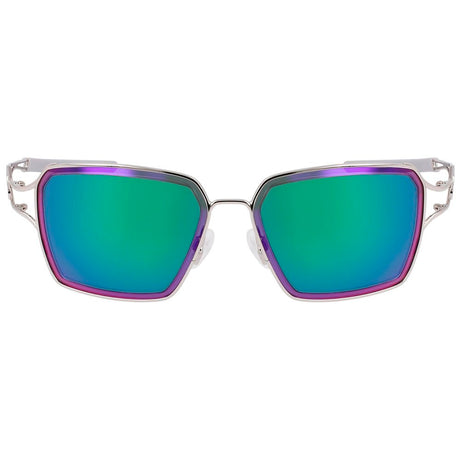 Nike Gray Metal Sunglasses