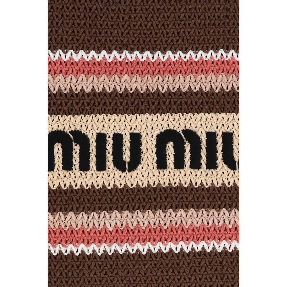 Miu Miu Multicolor Fabric Shoulder Bag