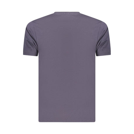 Coveri Moving Blue Cotton Men's T-Shirt