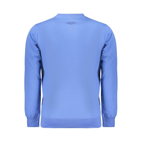 Coveri Moving Blue Cotton Men's Sweatshirt