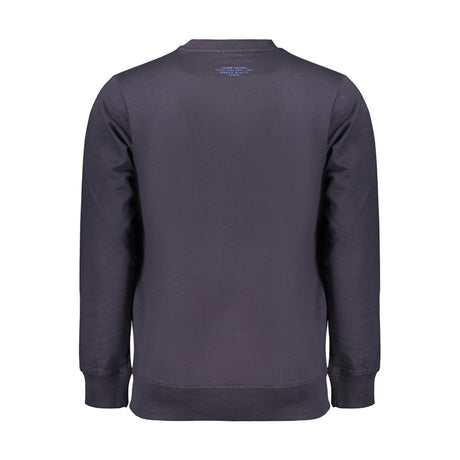 Coveri Moving Blue Cotton Men's Sweatshirt