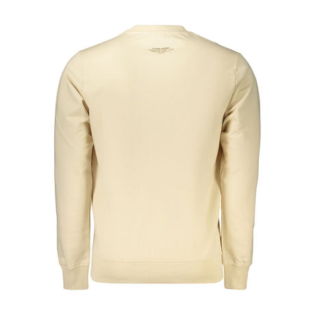 Coveri Moving Beige Cotton Men's Sweatshirt