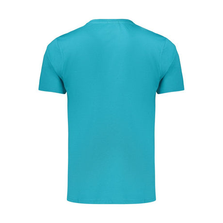 Coveri Moving Azzurro Cotton Men's T-Shirt