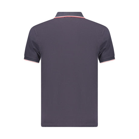 Coveri Moving Blue Cotton Men's Polo