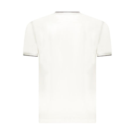 Coveri Moving White Cotton Men's T-Shirt