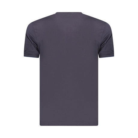 Coveri Moving Blue Cotton Men's T-Shirt