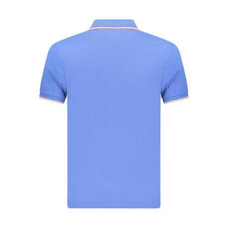 Coveri Moving Blue Cotton Men's Polo Shirt