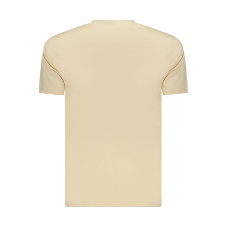 Coveri Moving Beige Cotton Men's T-Shirt