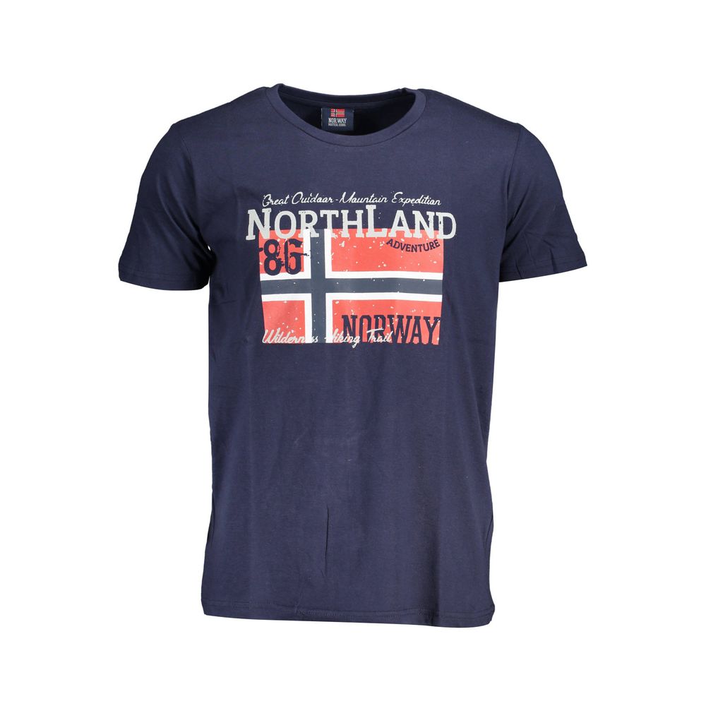 Norway 1963 Blue Cotton Men's T-Shirt