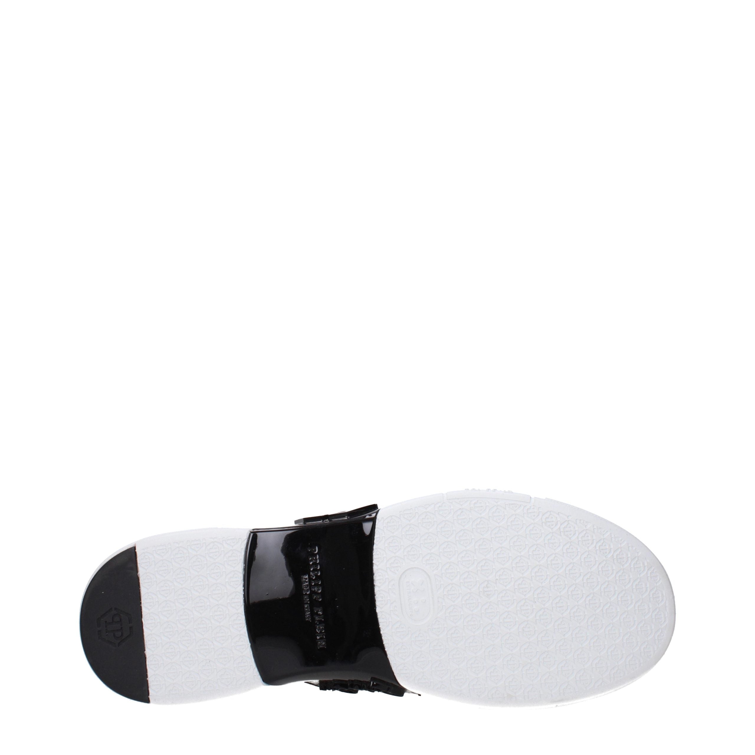 Philipp Plein White Leather Low Top Sneakers