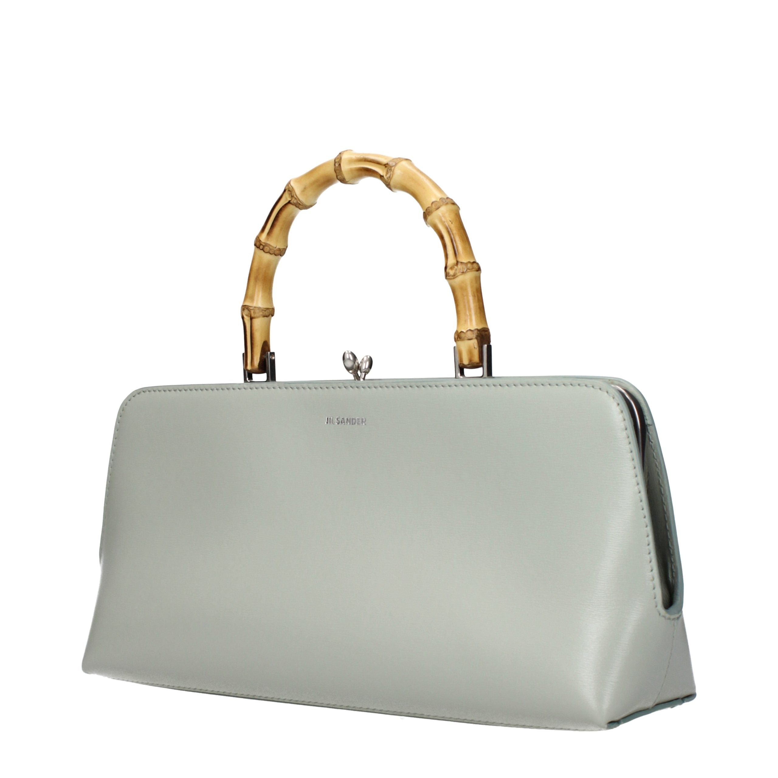 Jil Sander Green Leather Handbag