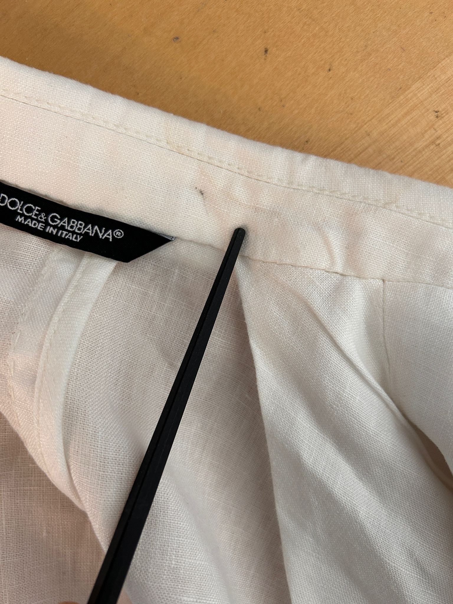 Dolce &amp; Gabbana Hvid Enkeltradet Herrefrakke Blazer Suit