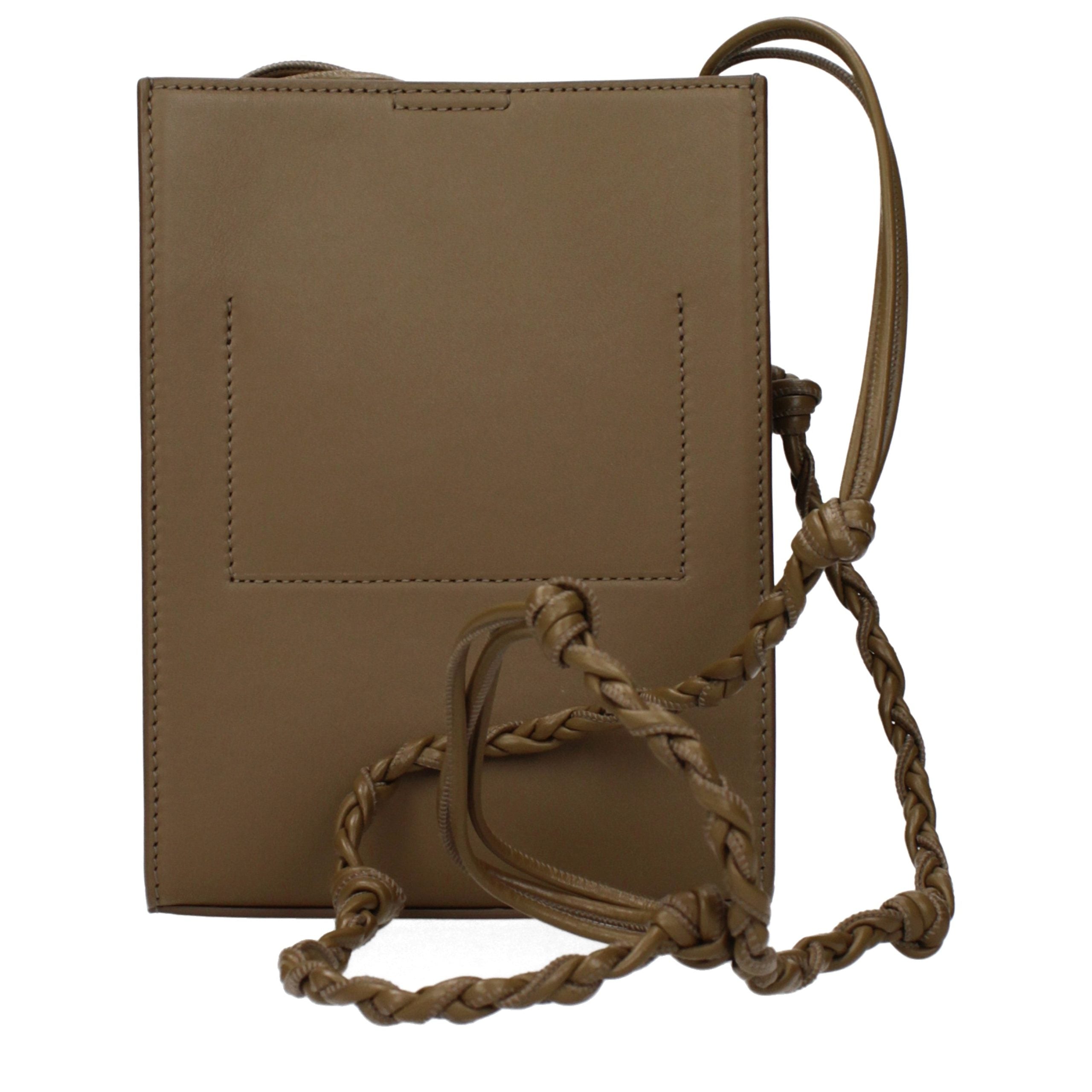 Jil Sander Green Leather Crossbody Bag