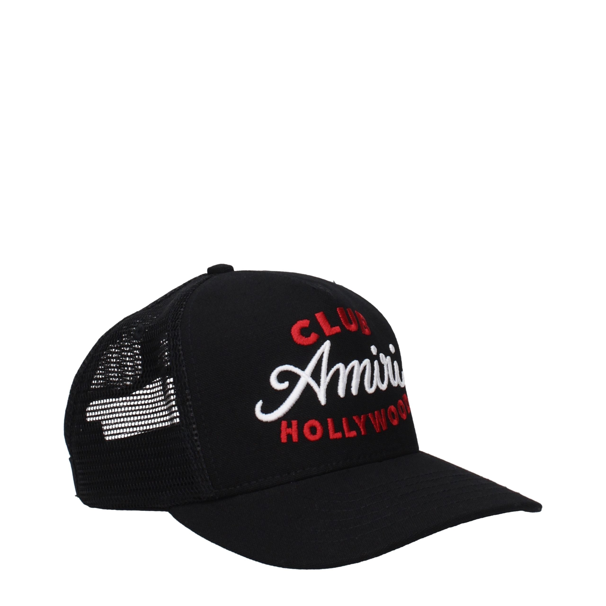 Amiri Black Cotton Cap (Baseball Hat)