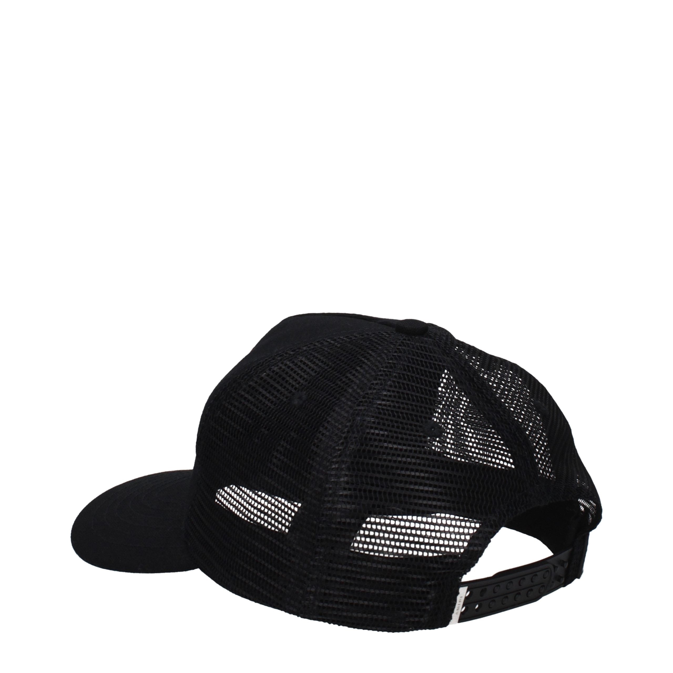 Amiri Black Cotton Cap (Baseball Hat)