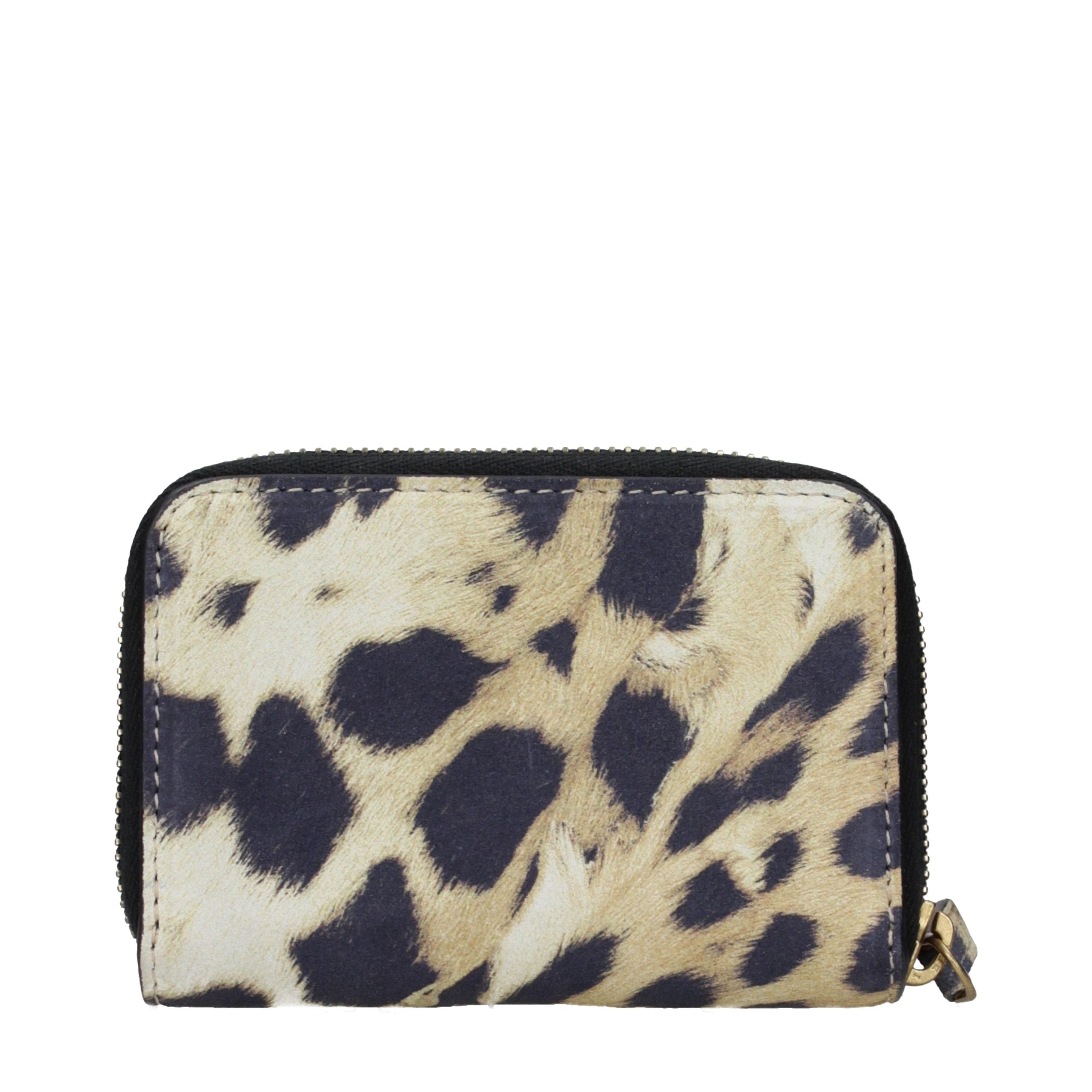 Roberto Cavalli Beige Leather Wallet