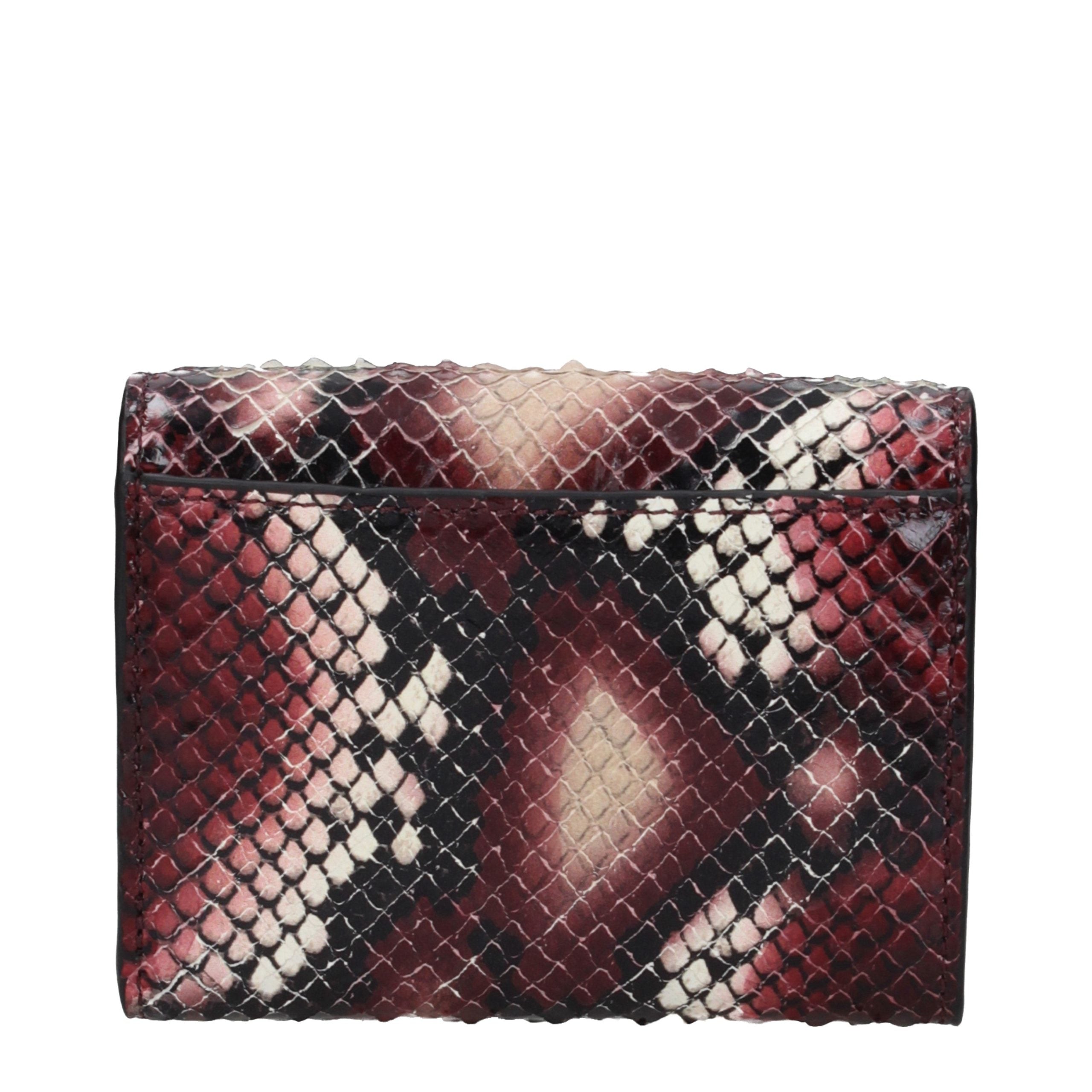Roberto Cavalli Purple Leather Wallet