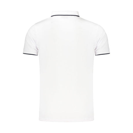 Lotto White Polyester Men's Polo Shirt