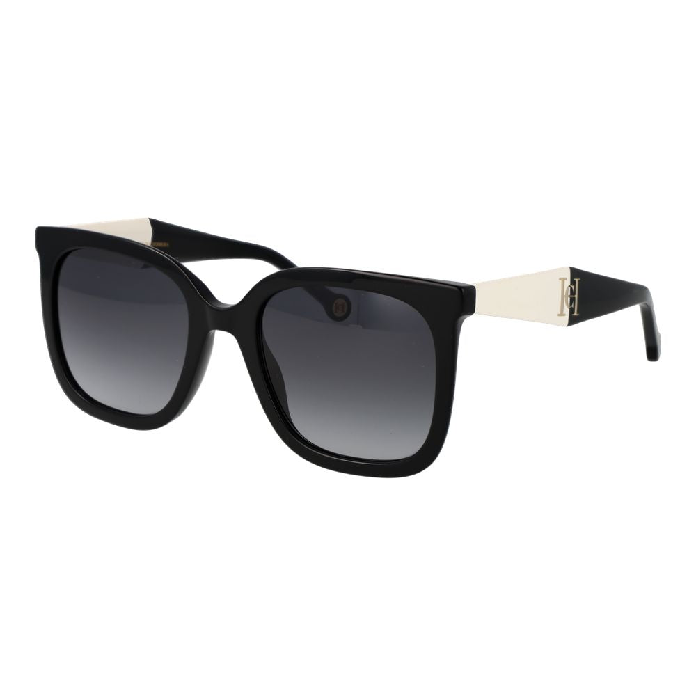 Carolina Herrera Black Acetate Sunglasses