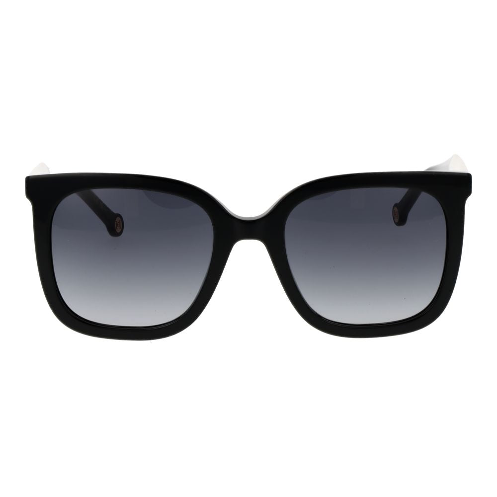 Carolina Herrera Black Acetate Sunglasses