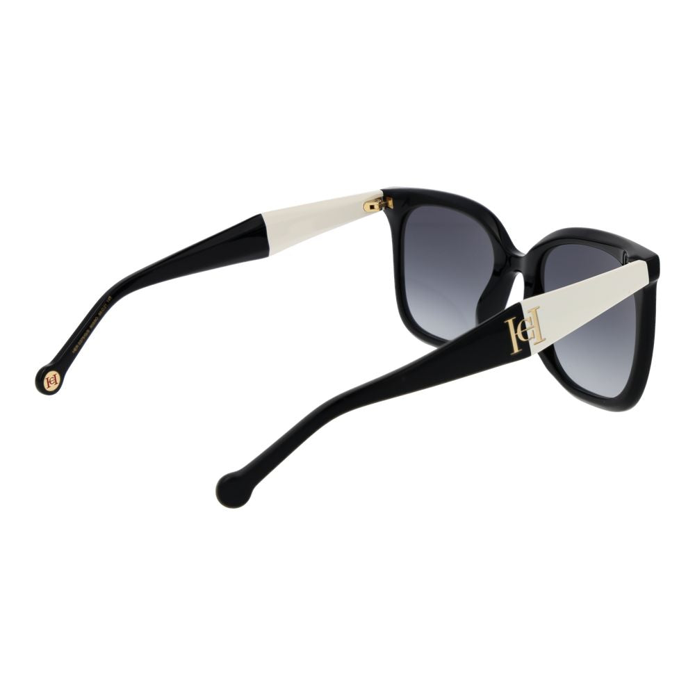 Carolina Herrera Black Acetate Sunglasses