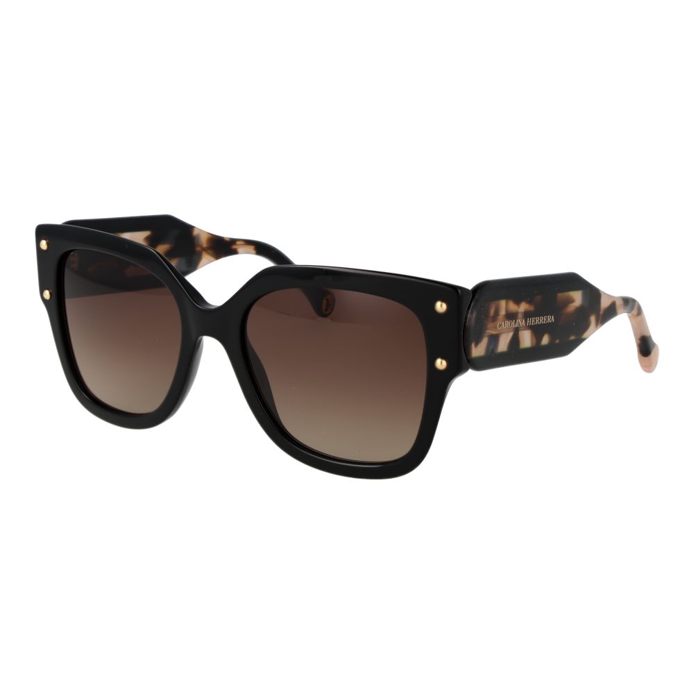 Carolina Herrera Black Acetate Sunglasses
