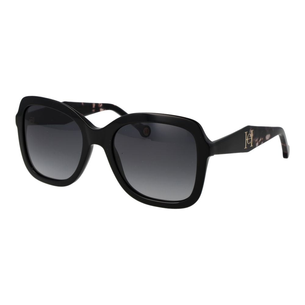 Carolina Herrera Black Acetate Sunglasses
