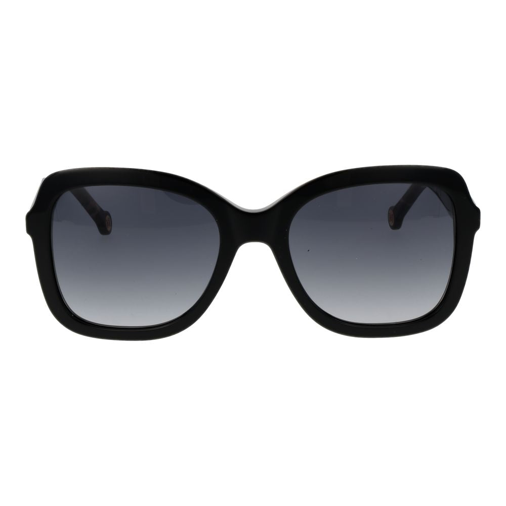 Carolina Herrera Black Acetate Sunglasses