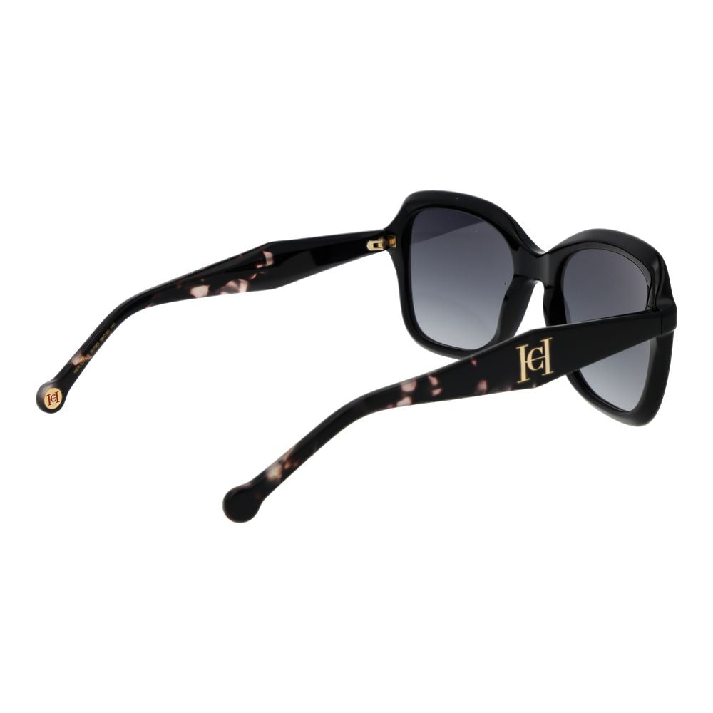 Carolina Herrera Black Acetate Sunglasses