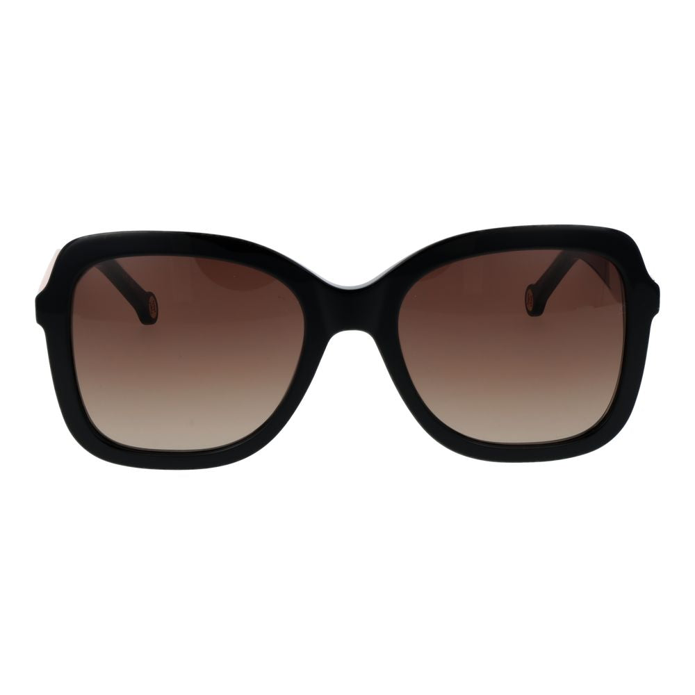 Carolina Herrera Black Acetate Sunglasses