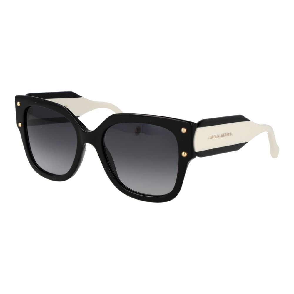 Carolina Herrera Black Acetate Sunglasses