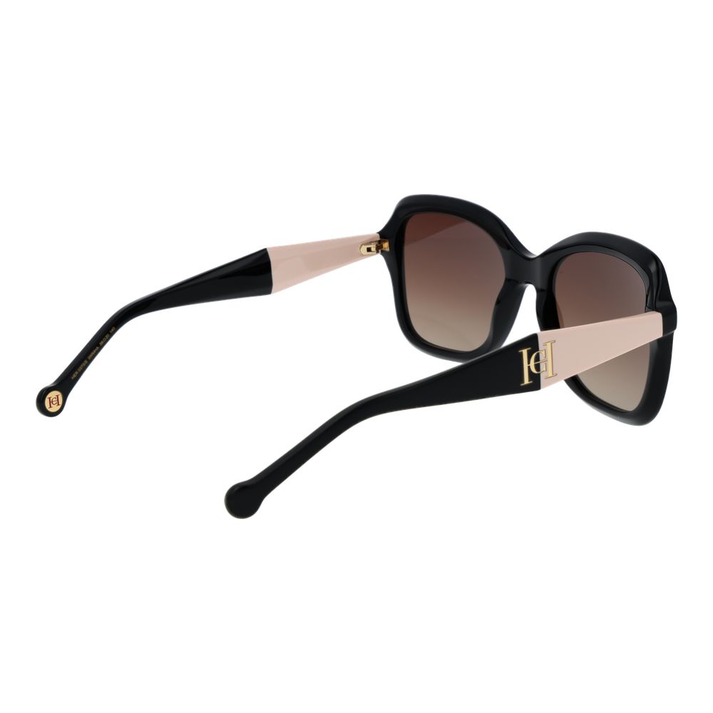 Carolina Herrera Black Acetate Sunglasses