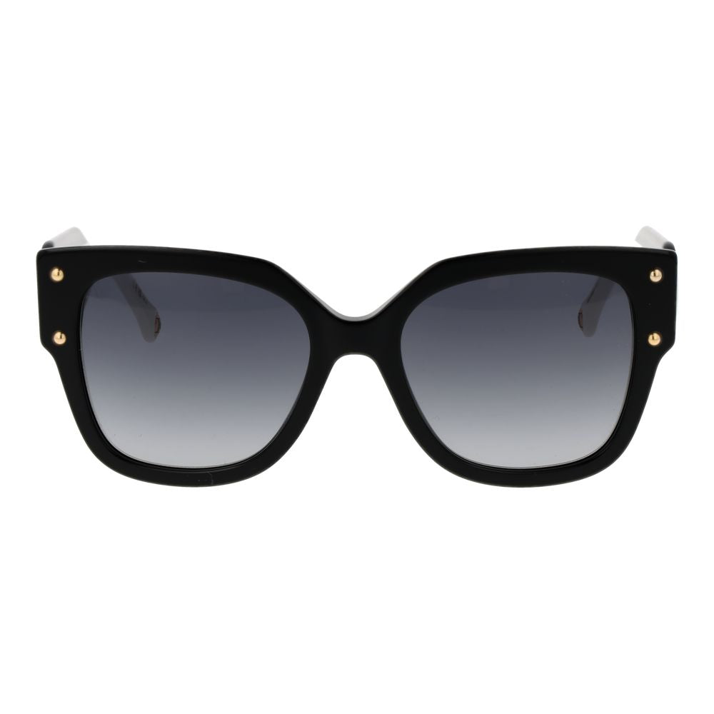 Carolina Herrera Black Acetate Sunglasses