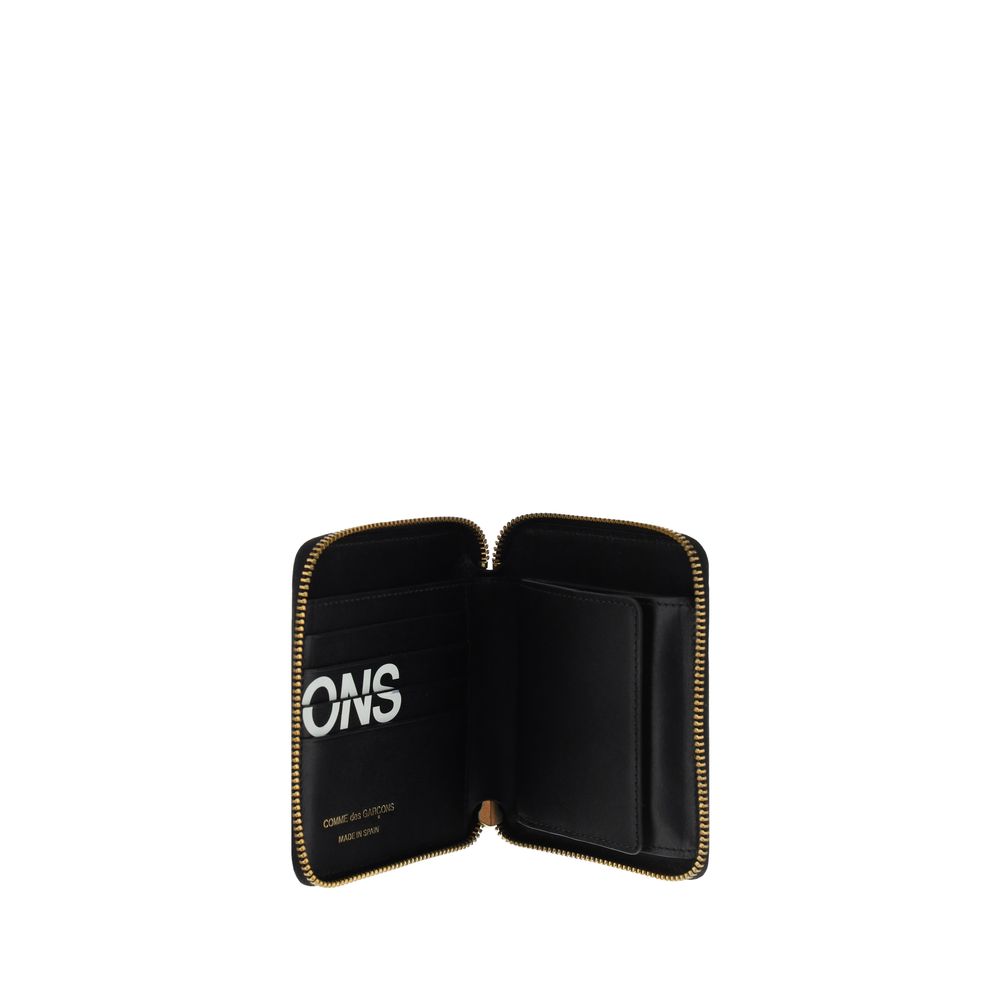 Comme Des Garçons Black Calf Leather Bos Taurus Wallet