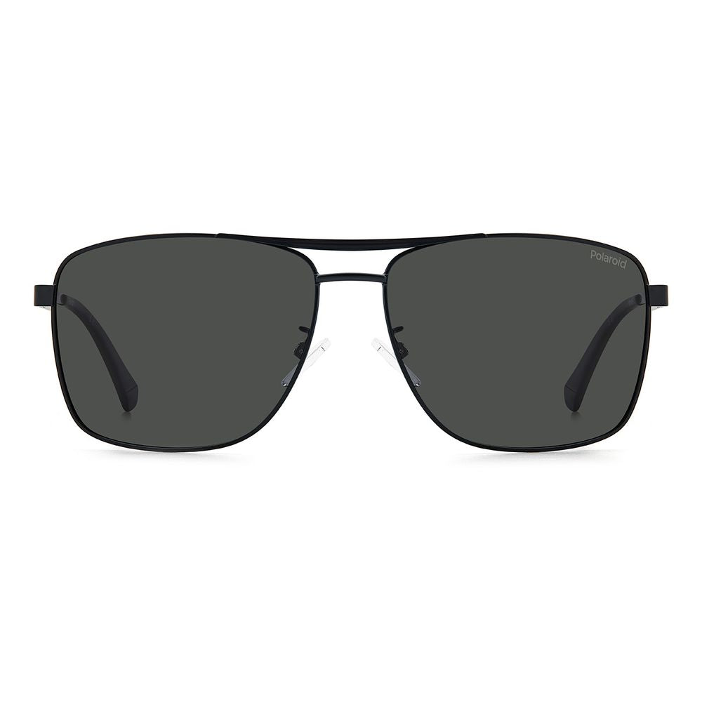 Polaroid Black Metal Sunglasses