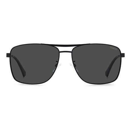 Polaroid Black Metal Sunglasses