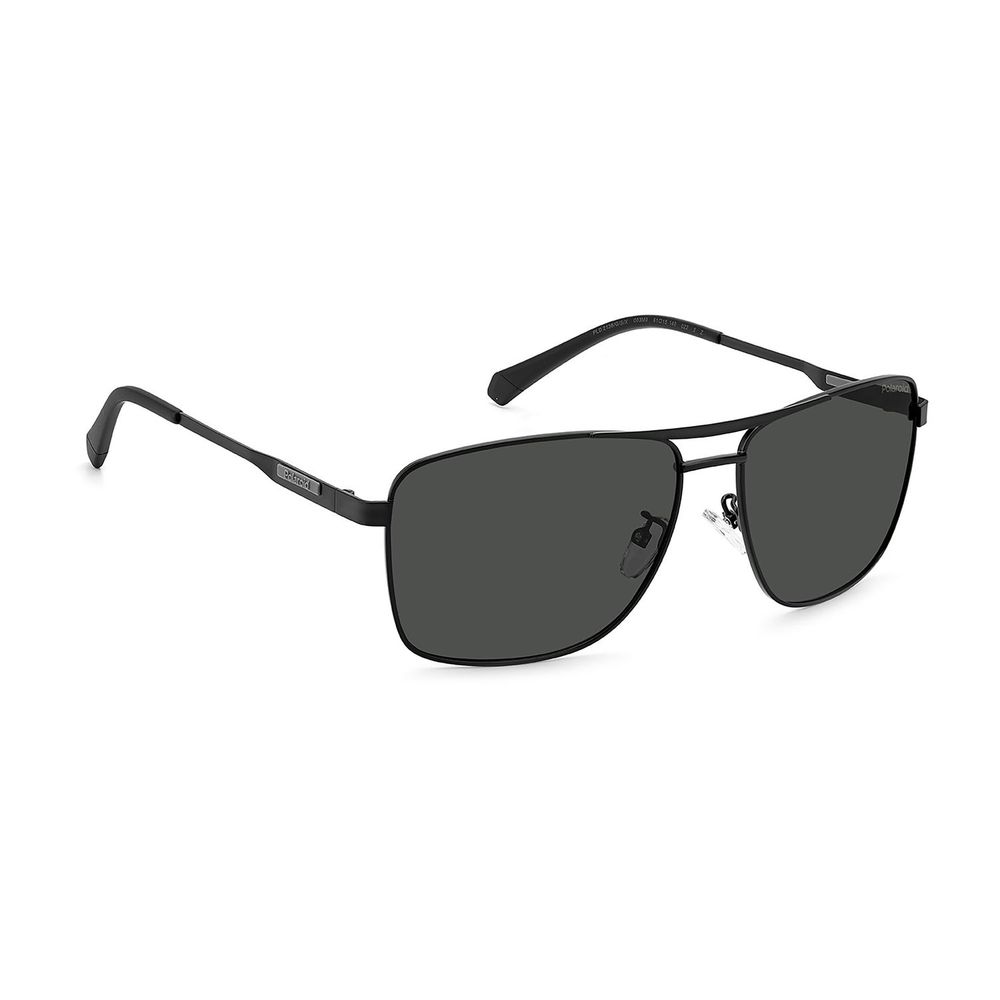 Polaroid Black Metal Sunglasses