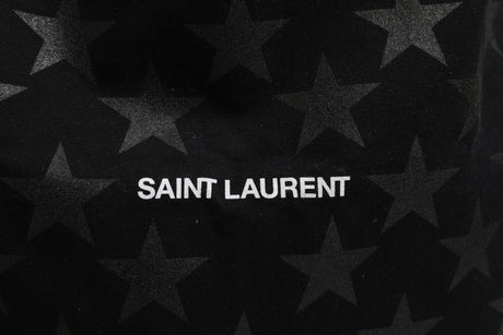 Saint Laurent Rive Droite Black Tote Bag With Star Print Tote bag