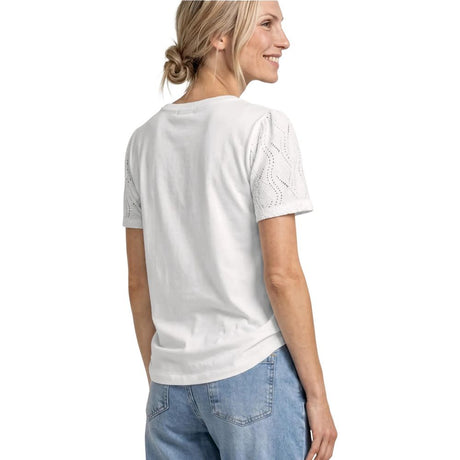 Street One Cream Cotton T-Shirt