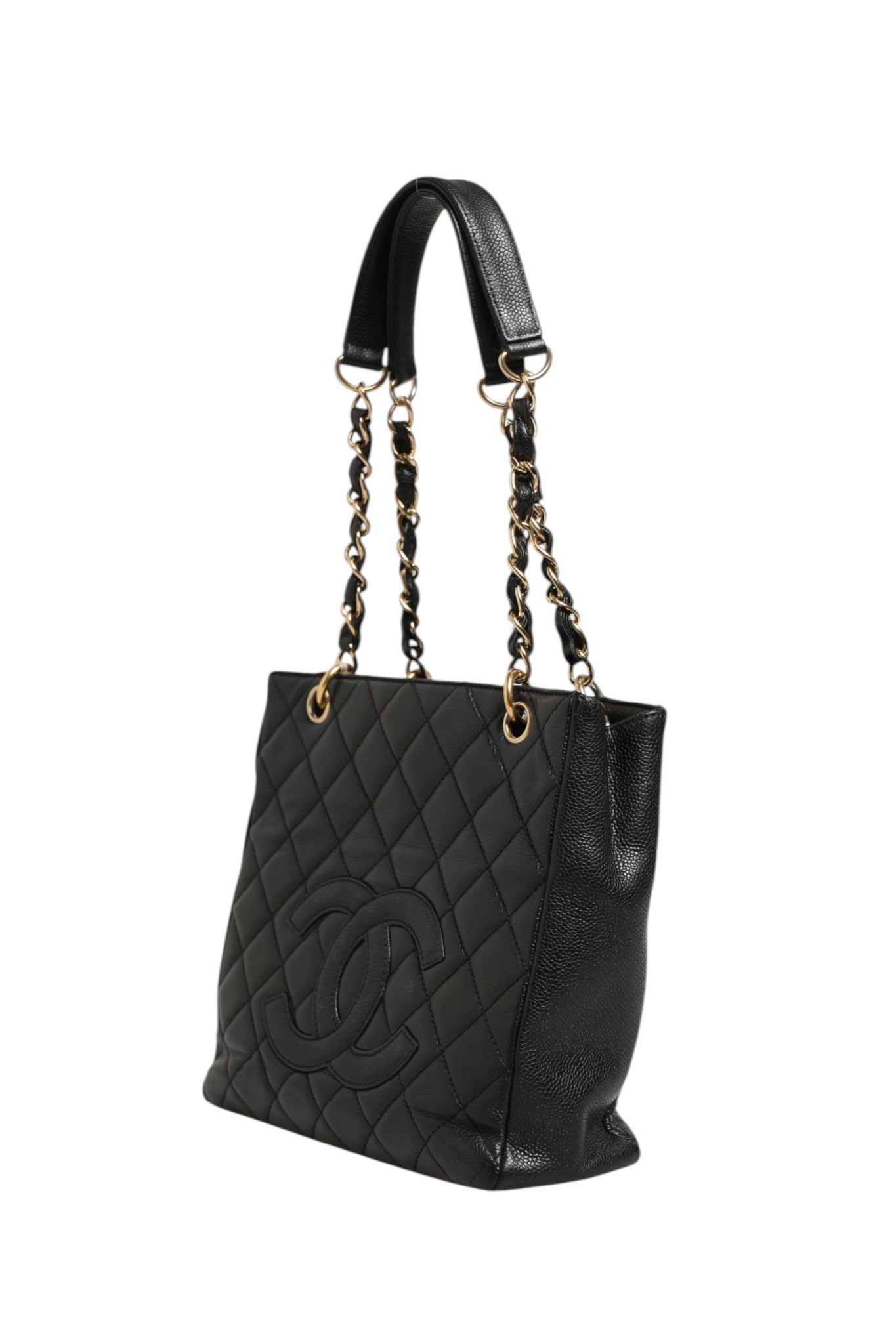 Chanel Caviar Petit Shopping Tote (PST) Black