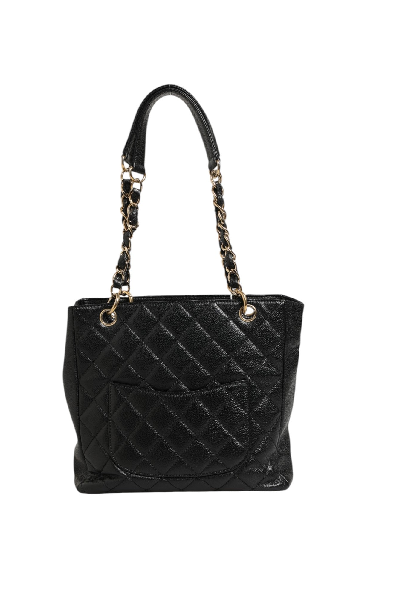 Chanel Caviar Petit Shopping Tote (PST) Black