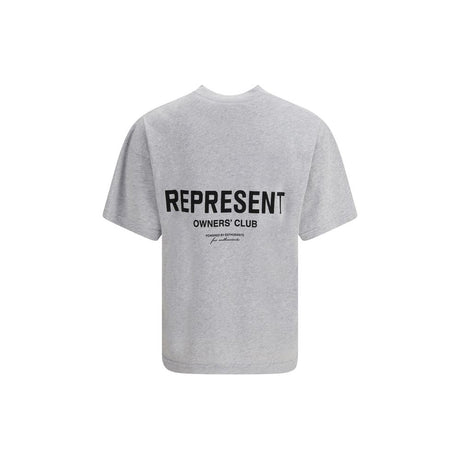 Represent Gray Cotton T-Shirt