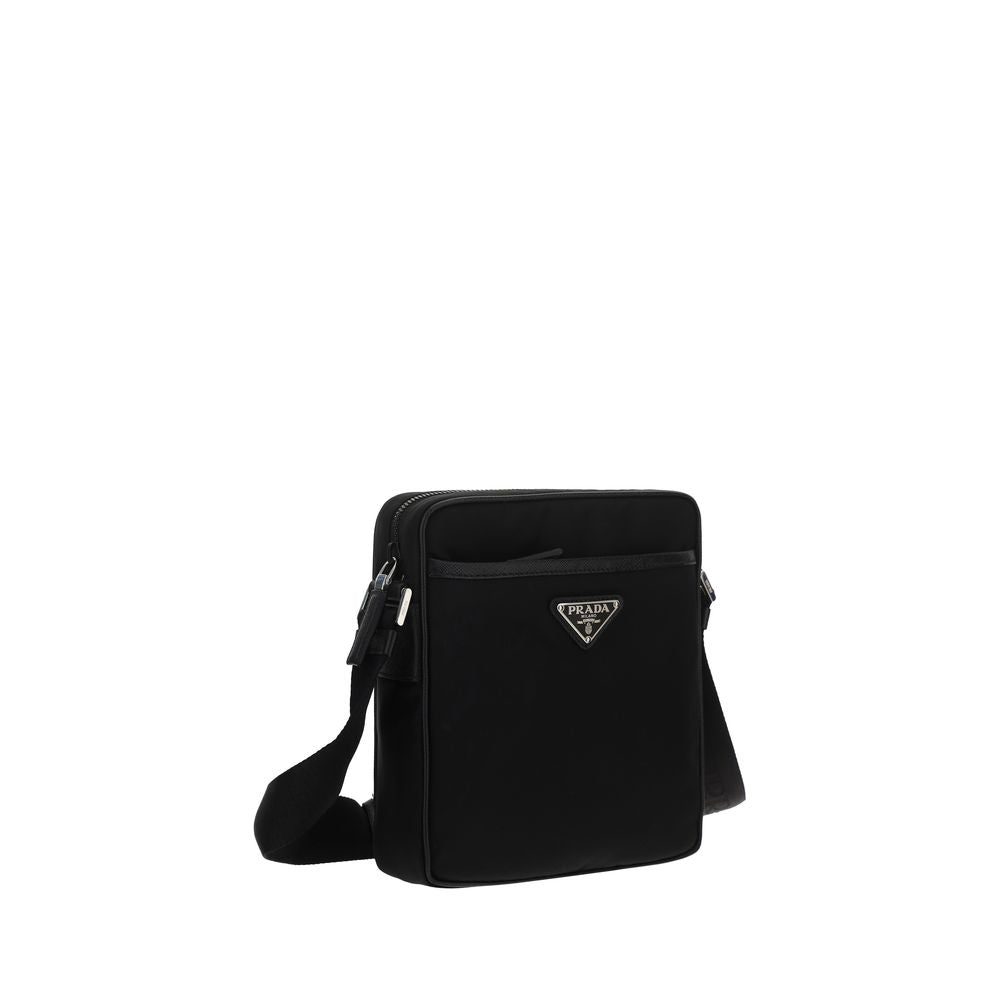 Prada Black Nylon Shoulder Bag
