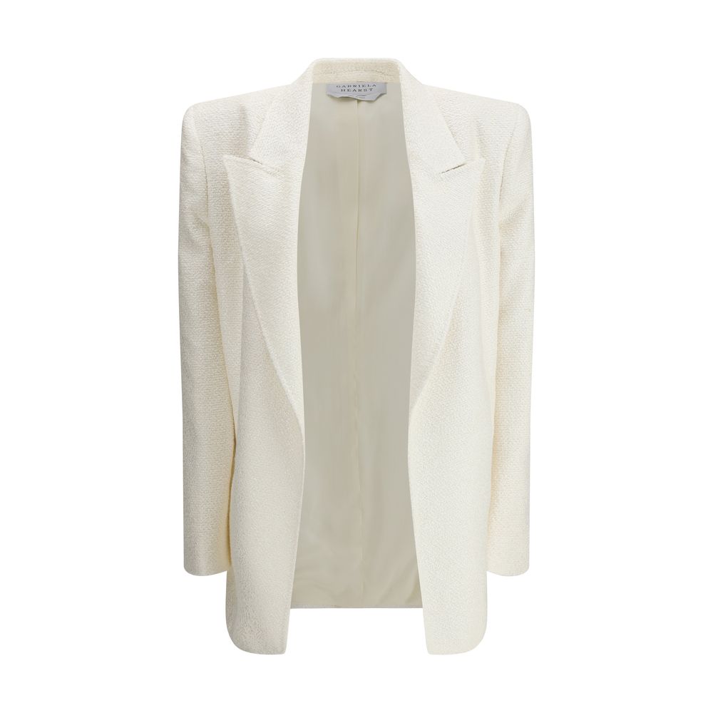 Gabriela Hearst Beige Silk Blazer