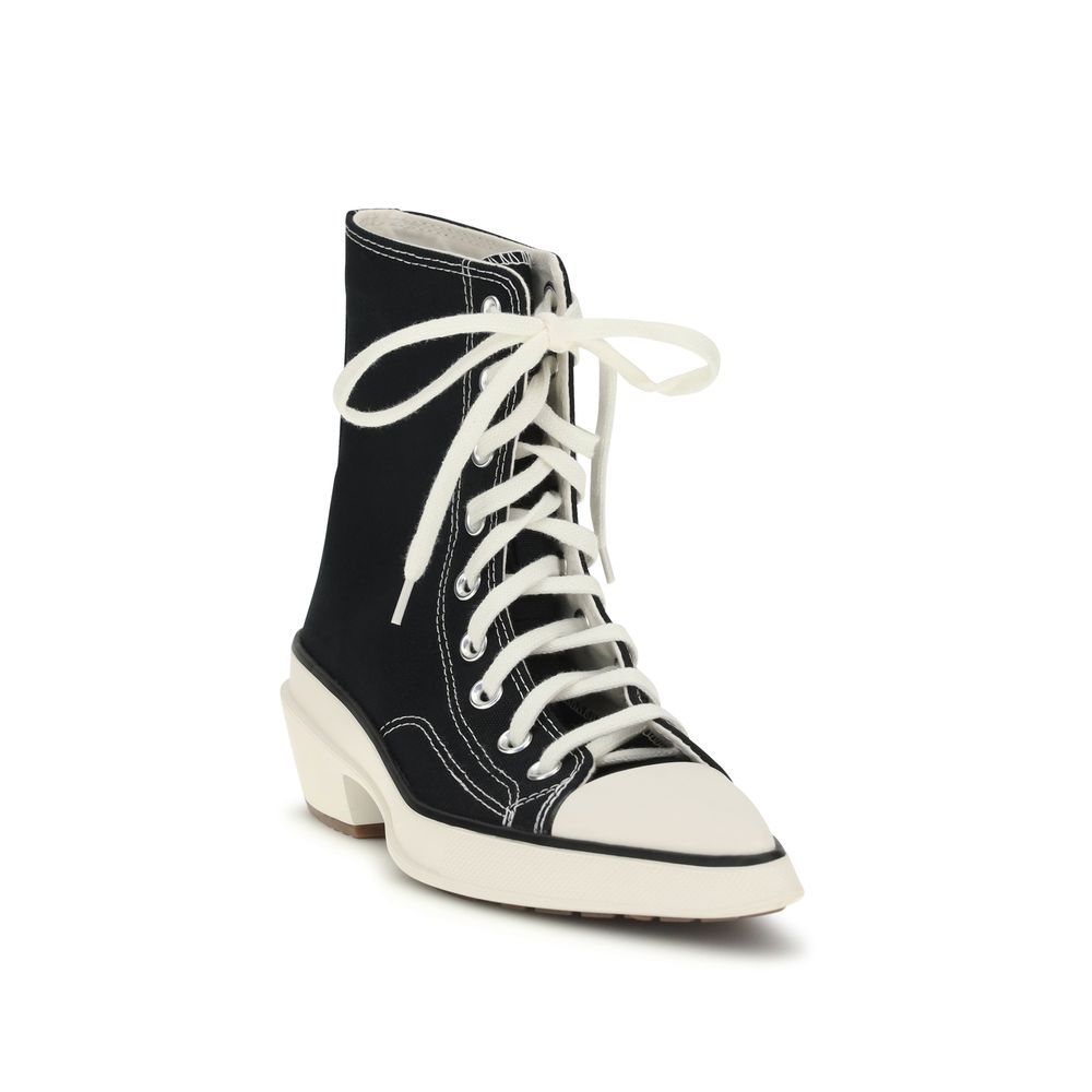 Converse Black Fabric Chunky Sneakers