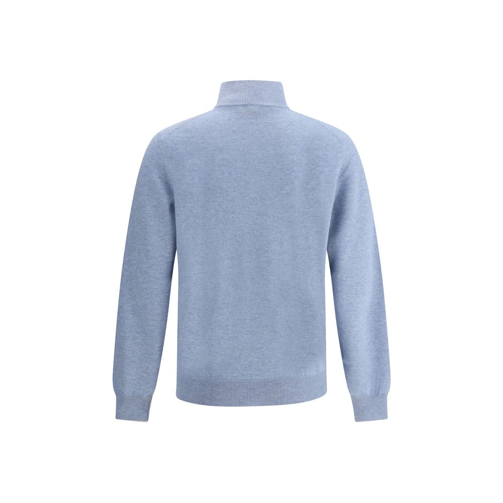 Brunello Cucinelli Blue Cashmere Sweater