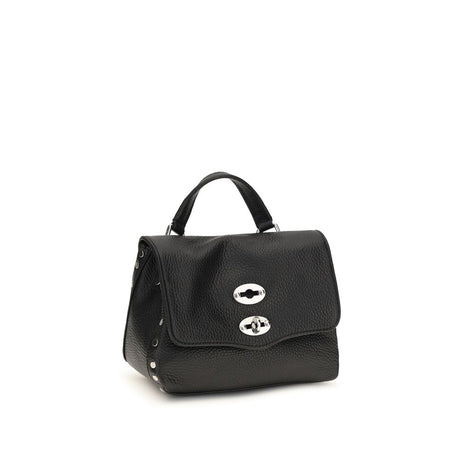 Zanellato Black Calf Leather Bos Taurus Handbag