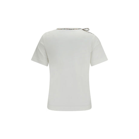 Burberry White Cotton T-Shirt