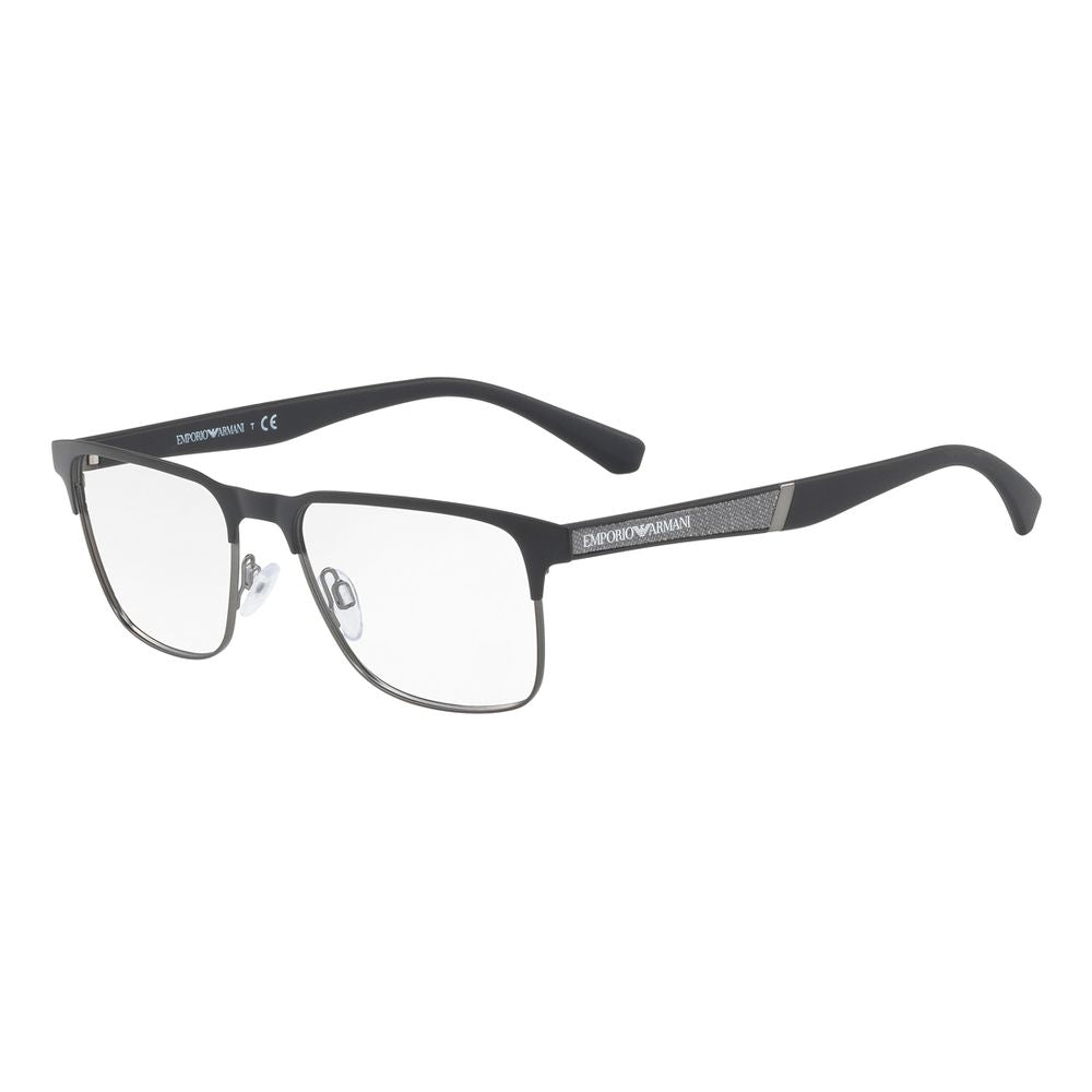 Emporio Armani Black Metal Glasses (Frames)